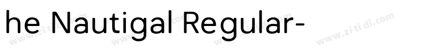 he Nautigal Regular字体转换 he Nautigal Regular字体转换